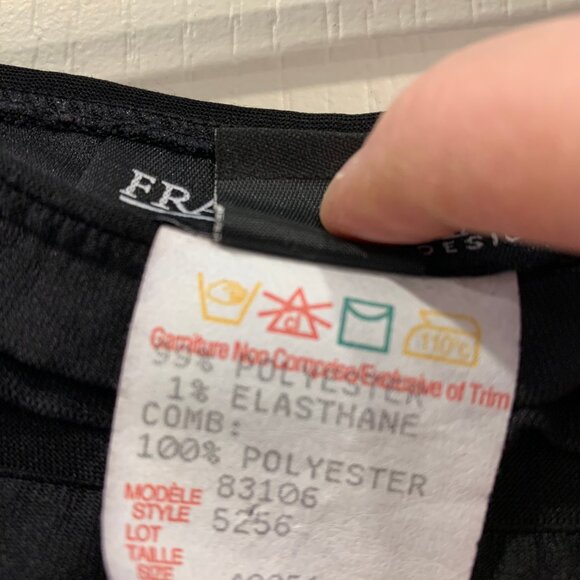 Frank Lyman Design Black Tiered Dress – Size 8 / Medium, Elegant & Textured - Picture 4 of 5